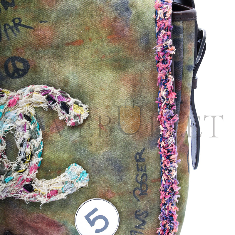 CHANEL GRAFFITI ON THE PAVEMENTS SHOULDER BAG 365009 (30*30*18cm)